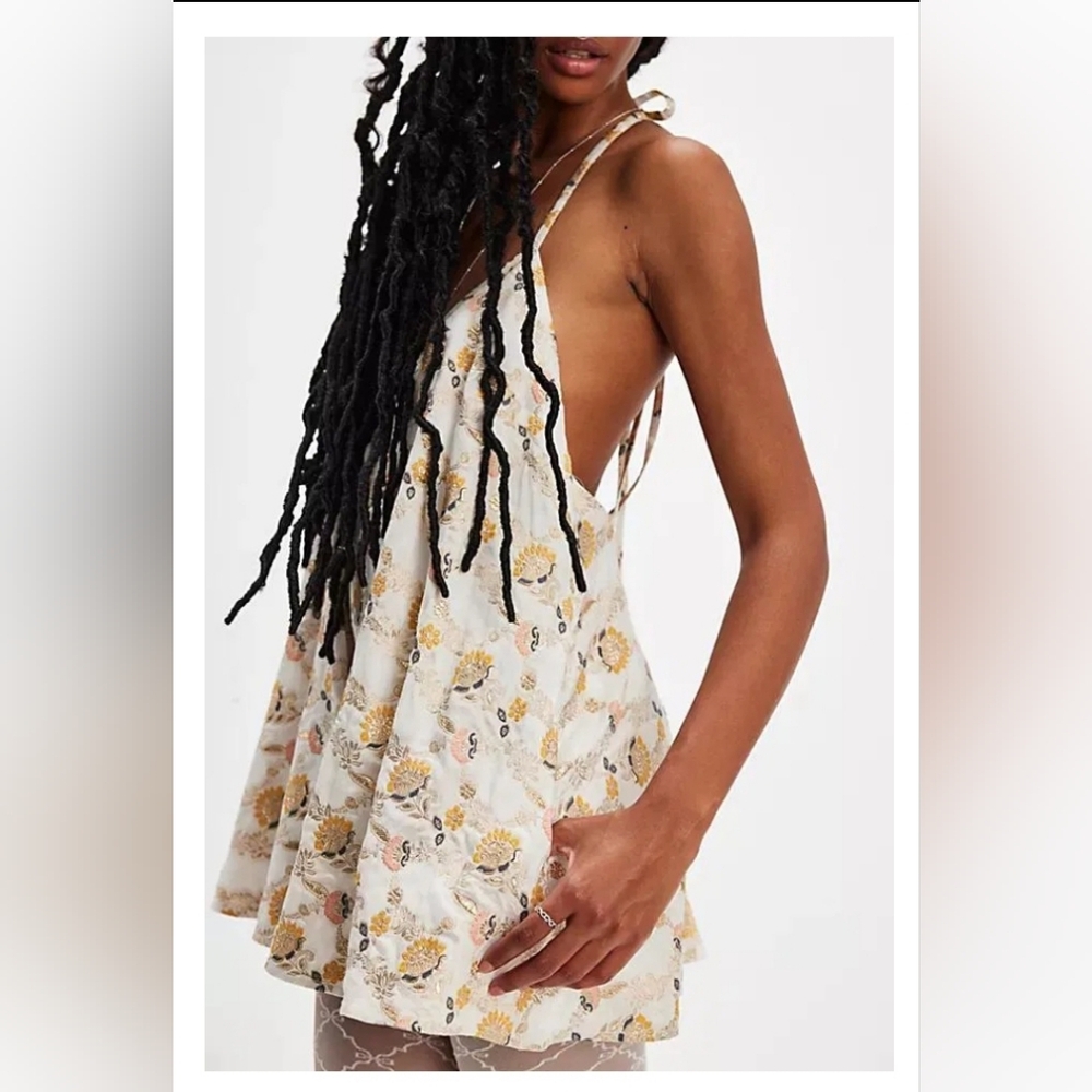 FREE PEOPLE Chiara Playsuit Sz MEDUIM NWOT - Picture 3 of 13